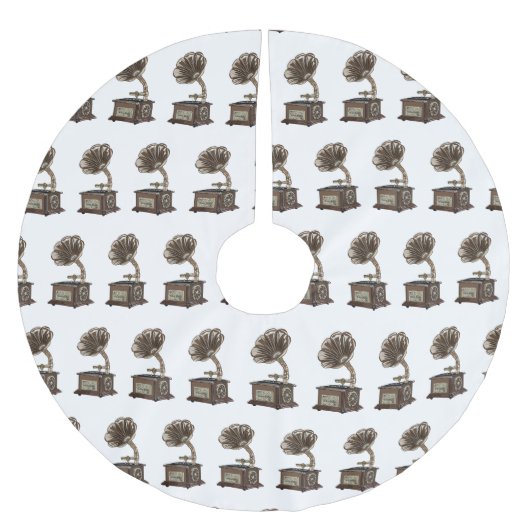 illustratie Platenspeler cartoon Kerstboom Rok (Voorkant)