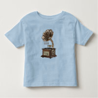 illustratie Platenspeler cartoon