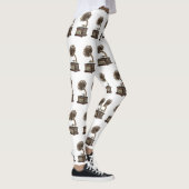 illustratie Platenspeler cartoon Leggings (Rechts)