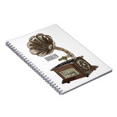 illustratie Platenspeler cartoon Notitieboek (Rechterzijde)