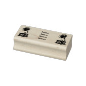 illustratie Platenspeler cartoon Rubberstempel (Stempel)