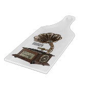 illustratie Platenspeler cartoon Snijplank (Hoek)