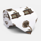 illustratie Platenspeler cartoon Stropdas (Opgerold)