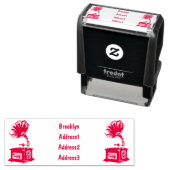 illustratie Platenspeler cartoon Zelfinktende Stempel (In situ)