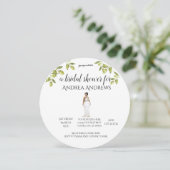 Illustratie plus zwart-witformaat Vrijgezellenfees Kaart (Staand voorkant)