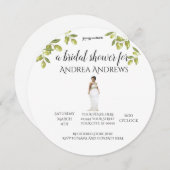 Illustratie plus zwart-witformaat Vrijgezellenfees Kaart (Voorkant / Achterkant)