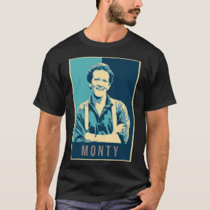 Illustratie Pop Art Monty Don TV Presenter Garden T-shirt