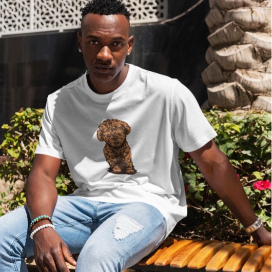 Illustratie porseleinen t-shirt