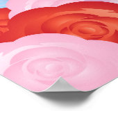 Illustratie Portland Oregon Skyline Poster (Hoek)