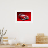 Illustratie Poster Jaguar MK2 (Keuken)