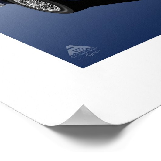 Illustratie Poster Triumph Spitfire (Hoek)