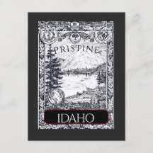 illustratie Pristine Idaho Briefkaart