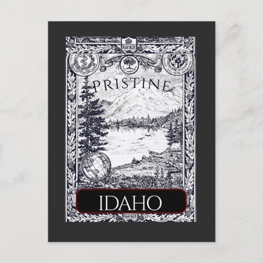 illustratie Pristine Idaho Briefkaart (Voorkant)