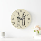 Illustratie Pruners Roman numerieke klok (Huis)