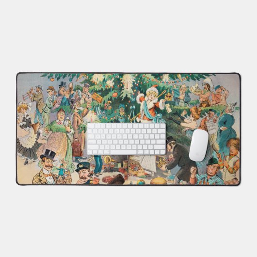  illustratie Puck's Christmas Tree, 1902 Bureaumat (Keyboard & Muis)