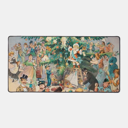  illustratie Puck's Christmas Tree, 1902 Bureaumat (Voorkant)