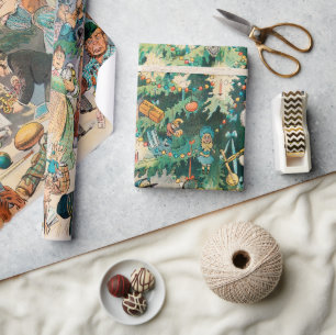  illustratie Puck's Christmas Tree, 1902 Cadeaupapier