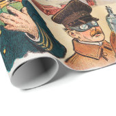 illustratie Puck's Christmas Tree, 1902 Cadeaupapier (Rol Hoek)