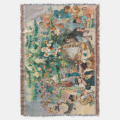 illustratie Puck's Christmas Tree, 1902 Deken (Voorkant Verticaal)