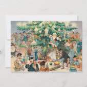  illustratie Puck's Christmas Tree, 1902 Kaart (Voorkant)