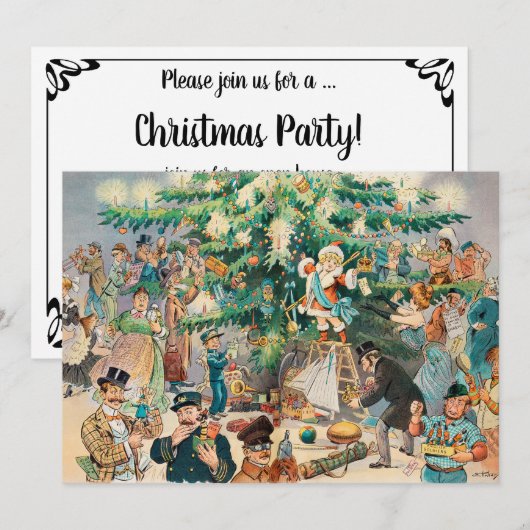  illustratie Puck's Christmas Tree, 1902 Kaart (Voorkant / Achterkant)