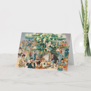 illustratie Puck's Christmas Tree, 1902 Kaart