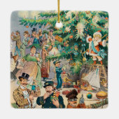 illustratie Puck's Christmas Tree, 1902 Keramisch Ornament (Achterkant)