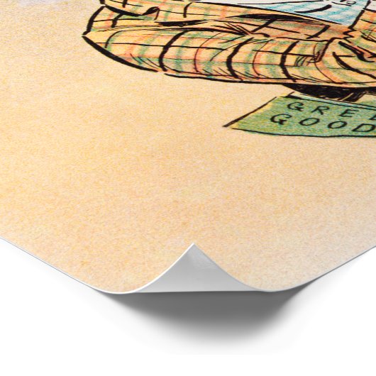  illustratie Puck's Christmas Tree, 1902 Poster (Hoek)