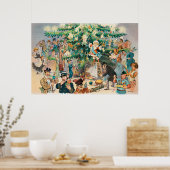  illustratie Puck's Christmas Tree, 1902 Poster (Keuken)