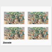  illustratie Puck's Christmas Tree, 1902 Rechthoekige Sticker (Vel)