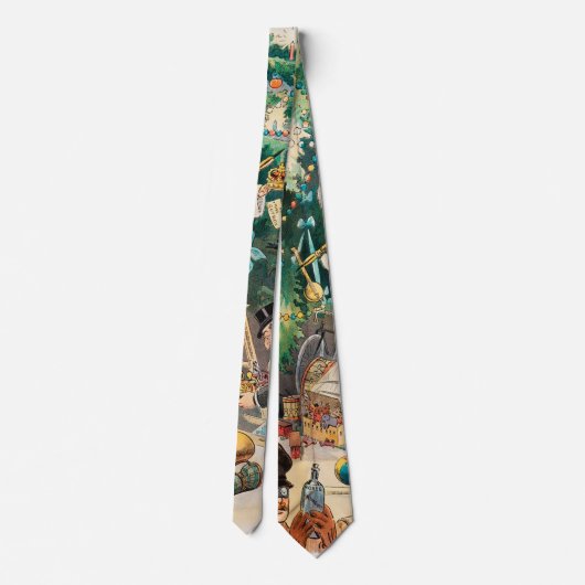  illustratie Puck's Christmas Tree, 1902 Stropdas (Achterkant)