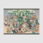  illustratie Puck's Christmas Tree, 1902 Tissuepapier (Voorkant)