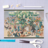  illustratie Puck's Christmas Tree, 1902 Tissuepapier (Craft)