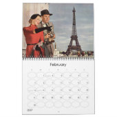  illustratie Reis en vervoer Kalender (Feb 2027)