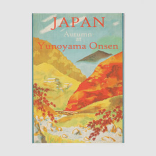 Illustratie Reis Japan Vintage  Tissuepapier