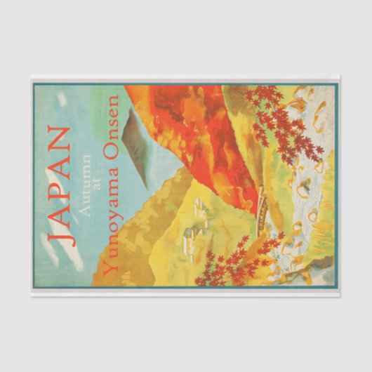 Illustratie Reizen Japan Tissuepapier (Voorkant)