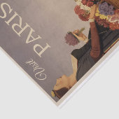  Illustratie Reizen Parijs, Frankrijk Tissuepapier (Detail)