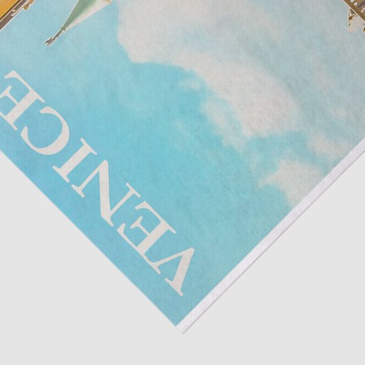  Illustratie Reizen Venetië, Italië Tissuepapier (Detail)