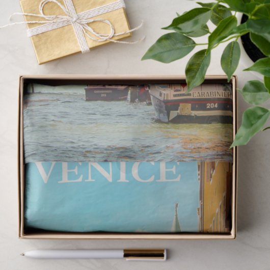  Illustratie Reizen Venetië, Italië Tissuepapier (Geschenk)