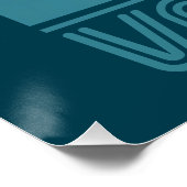  Illustratie - Retro 60s Biker Meisje Perfect Poster (Hoek)