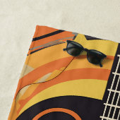Illustratie Retro Guitar Strandlaken (In situ)