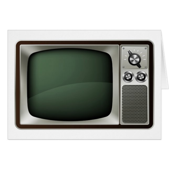 Illustratie Retro-tv (Voorkant Horizontaal)