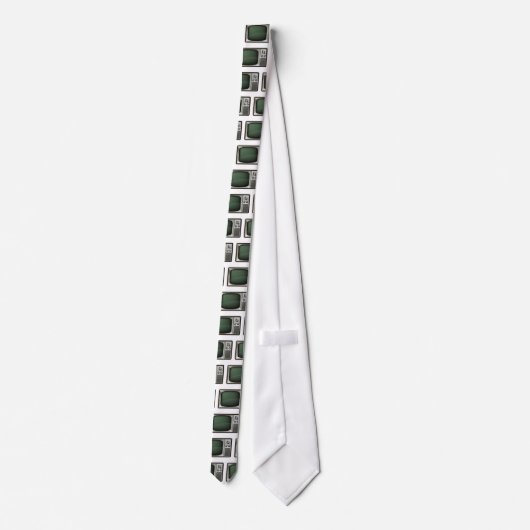 Illustratie Retro-tv Stropdas (Achterkant)