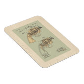 Illustratie  revolver-patenten magneet (Rechterzijde)