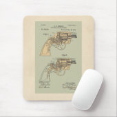 Illustratie  revolver-patenten muismat (Met muis)
