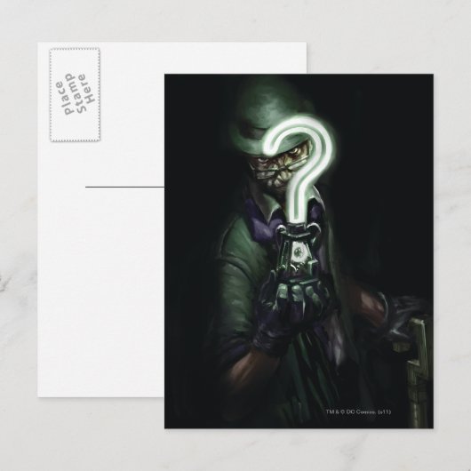 Illustratie Riddler Briefkaart (Voorkant / Achterkant)
