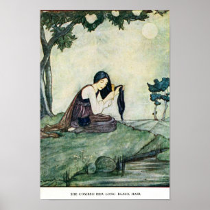 illustratie Rie Cramer Grimm's airy Tale Poster