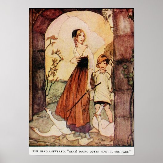 Illustratie Rie Cramer Grimm's Sprookje Poster (Voorkant)