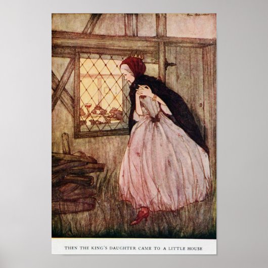Illustratie Rie Cramer Sprookje van Grimm Poster (Voorkant)