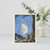 Illustratie  Rie Cramer Star Girl Briefkaart (Staand voorkant)